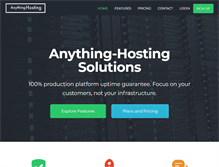 Tablet Screenshot of anything-hosting.com